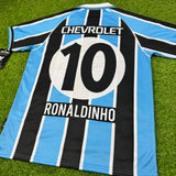 Gremio, Men's Retro Soccer Jersey, 2000 Ronaldinho #10