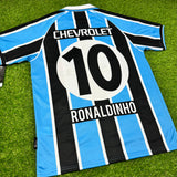Gremio, Men's Retro Soccer Jersey, 2000 Ronaldinho #10