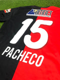 CD FAS, Men's Retro Soccer Jersey, 2008 Pacheco #15 (Black)