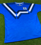El Salvador, Men's Retro Soccer Jersey, Germany 90 Blue