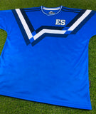 El Salvador, Men's Retro Soccer Jersey, Germany 90 Blue