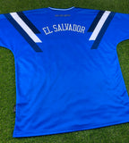 El Salvador, Men's Retro Soccer Jersey, Germany 90 Blue