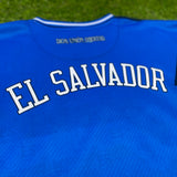 El Salvador, Men's Retro Soccer Jersey, Germany 90 Blue