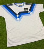 El Salvador, Men's Retro Soccer Jersey, Germany 90 White