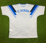 El Salvador, Men's Retro Soccer Jersey, Germany 90 White