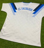 El Salvador, Men's Retro Soccer Jersey, Germany 90 White