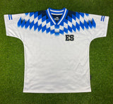 El Salvador, Men's Retro Soccer Jersey, Germany 94 White