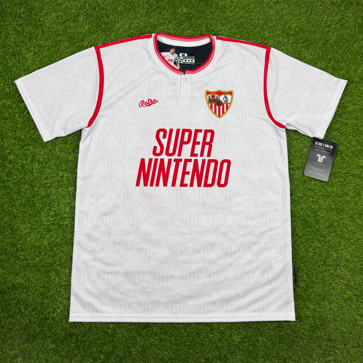 セビージャFC マラドーナ 10 復刻 Lサイズ Super Nintendo セビージャFC マラドーナ 10 復刻 Lサイズ Super Nintendo