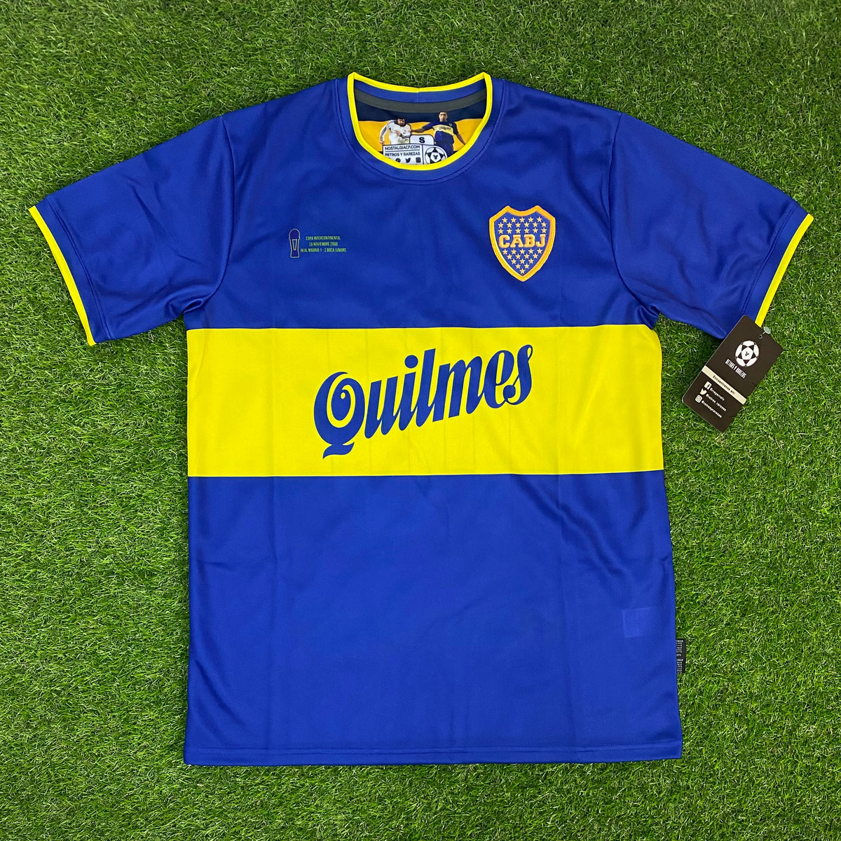 CA Boca Juniors, Men's Retro Soccer Jersey, 2000, Riquelme 10