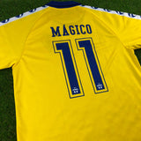 Cadiz CF, Men's Retro Soccer Jersey, 1987, Magico #11