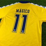 Cadiz CF, Men's Retro Soccer Jersey, 1987, Magico #11