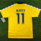 Cadiz CF, Men's Retro Soccer Jersey, 1987, Magico #11