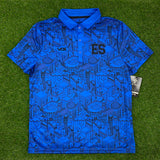 VOE El Salvador, Men's Short Sleeve Polo Jersey, City - Blue