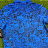 VOE El Salvador, Men's Short Sleeve Polo Jersey, City - Blue