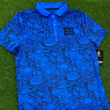 VOE El Salvador, Men's Short Sleeve Polo Jersey, City - Blue