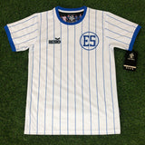 El Salvador, Men's Retro Soccer Jersey, 1985 White
