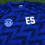VOE El Salvador, Men's Short Sleeve Jersey, Stress Blue