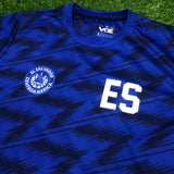 VOE El Salvador, Men's Short Sleeve Jersey, Stress Blue