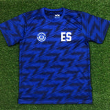 VOE El Salvador, Men's Short Sleeve Jersey, Stress Blue