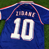 Francia, Men´s Retro Soccer Jersey, 1998 Zidane #10