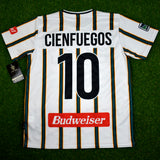 LA Galaxy, Mens Retro Soccer Jersey, 1998, Cienfuegos #10 (White)
