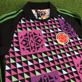 Colombia, Men's Retro Soccer Jersey, 1990, Higuita Goalkeeper