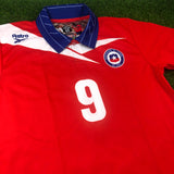 Chile, Men´s Retro Soccer Jersey, 1998, Zamorano #9