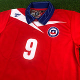 Chile, Men´s Retro Soccer Jersey, 1998, Zamorano #9
