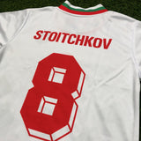 Bulgaria, Men's Retro Soccer Jersey, 1994, Stoitchkov #8