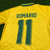 Brasil, Men's Retro Soccer Jersey, 1994, Romario #11