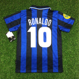 Inter de Milan, Men´s Retro Soccer Jersey, 1999 Ronaldo #10