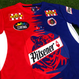CD FAS, Men's Retro Soccer Jersey, 2005 Corona, Bentos #9
