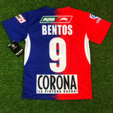CD FAS, Men's Retro Soccer Jersey, 2005 Corona, Bentos #9