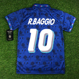 Italia, Men´s Retro Soccer Jersey, 1994 Baggio #10