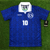 El Salvador, Men's Retro Soccer Jersey, 1993 Blue