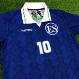 El Salvador, Men's Retro Soccer Jersey, 1993 Blue