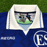El Salvador, Men's Retro Soccer Jersey, 1993 Blue