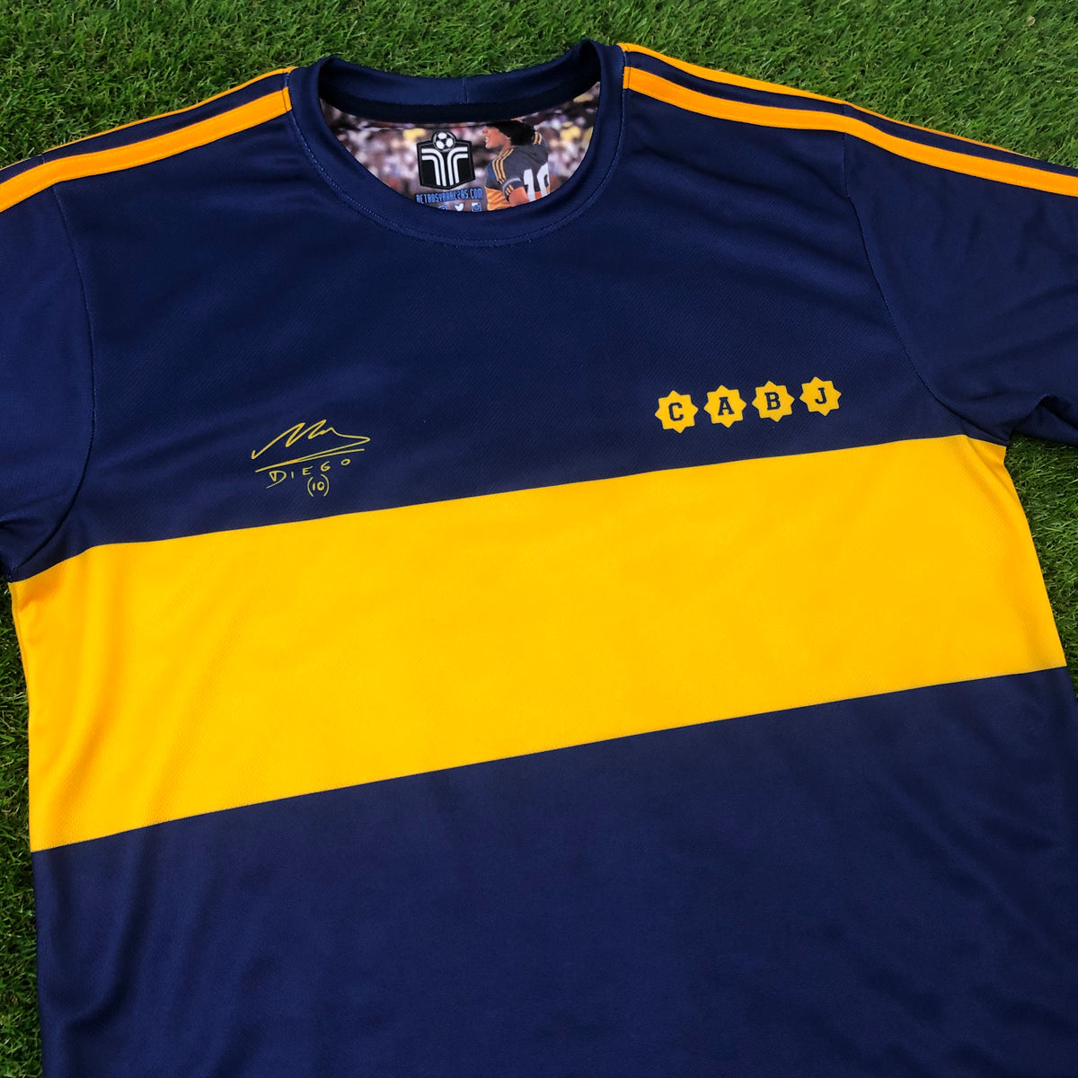 BOCA JUNIORS 1981 Shirt Retro 10 Diego MARADONA Vintage -   Finland