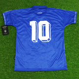 El Salvador, Men's Retro Soccer Jersey, 1996/97 #10, Blue