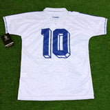El Salvador, Men's Retro Soccer Jersey, 1996/97 #10, White