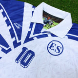 El Salvador, Men's Retro Soccer Jersey, 1996/97 #10, White