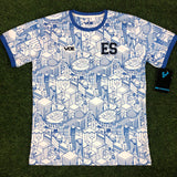 VOE El Salvador, Men's Short Sleeve Jersey, City - White/Blue