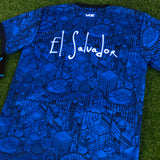 VOE El Salvador, Men's Short Sleeve Jersey, "Estadio Cuscatlan"