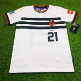 DC United, Men's Retro Soccer Jersey, 1996, Diaz Arce #21 (White)
