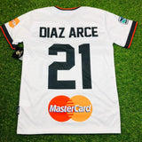 DC United, Men's Retro Soccer Jersey, 1996, Diaz Arce #21 (White)