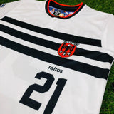 DC United, Men's Retro Soccer Jersey, 1996, Diaz Arce #21 (White)