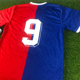 CD FAS, Men's Retro Soccer Jersey, 1986 Coca Cola #9