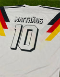 Germany, Men's Retro Soccer Jersey, 1990, Lothar Matthaus #10