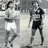 CD FAS, Men's Retro Soccer Jersey, 1992 Toto's, Magico #22 (Negra)