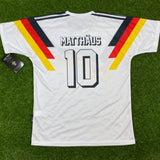 Germany, Men's Retro Soccer Jersey, 1990, Lothar Matthaus #10